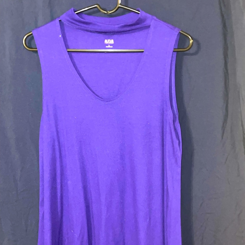 Purple dressy tank